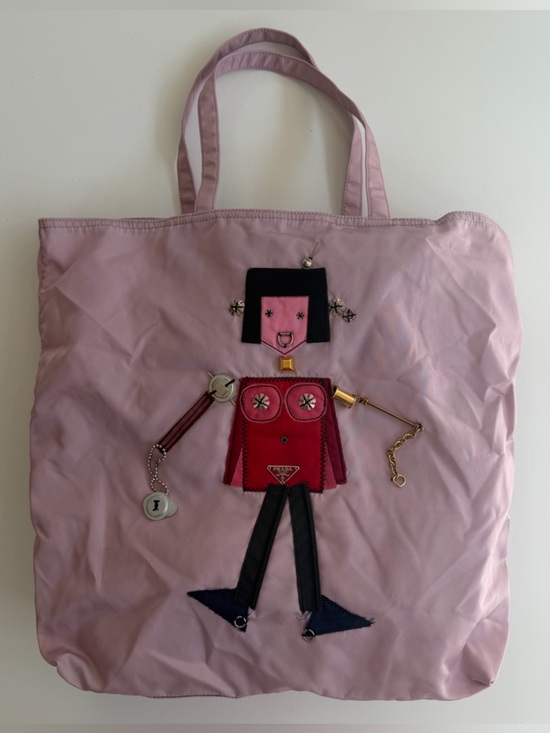 Prada Handbags - RARE Prada robot nylon tote bag